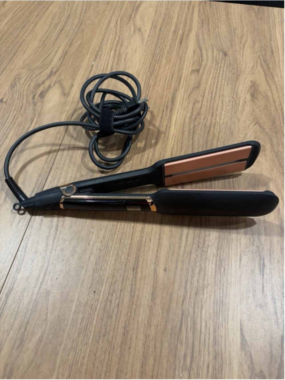 Infrared Titanium Ceramic Flat Iron Hair Straightener LCD Digital Rose Gold Pro